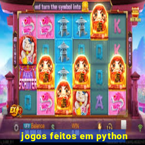 jogos feitos em python