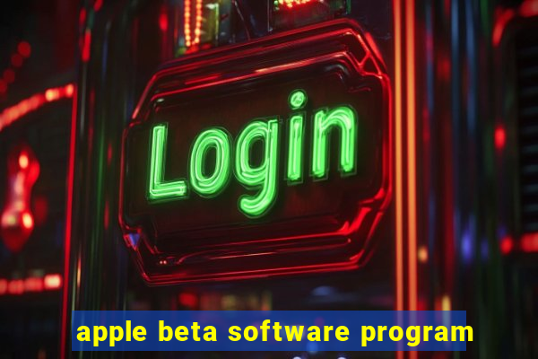 apple beta software program