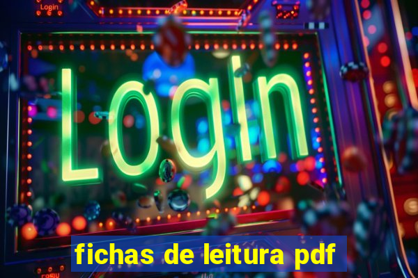 fichas de leitura pdf