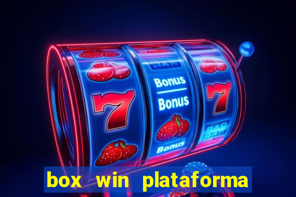 box win plataforma de jogos