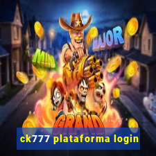 ck777 plataforma login