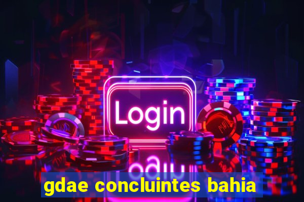 gdae concluintes bahia