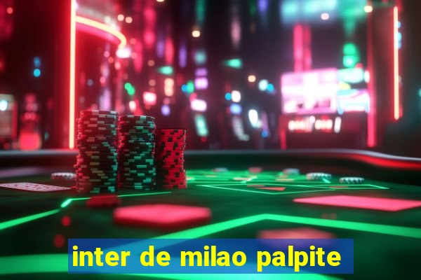 inter de milao palpite