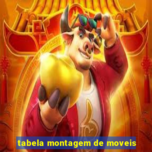 tabela montagem de moveis