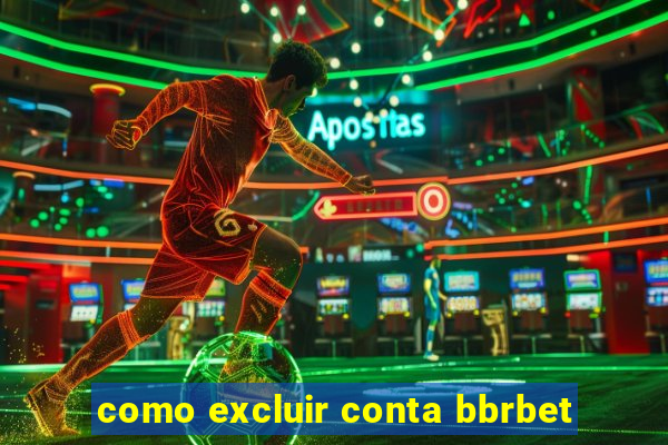 como excluir conta bbrbet