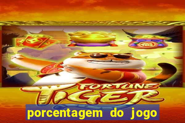 porcentagem do jogo fortune tiger